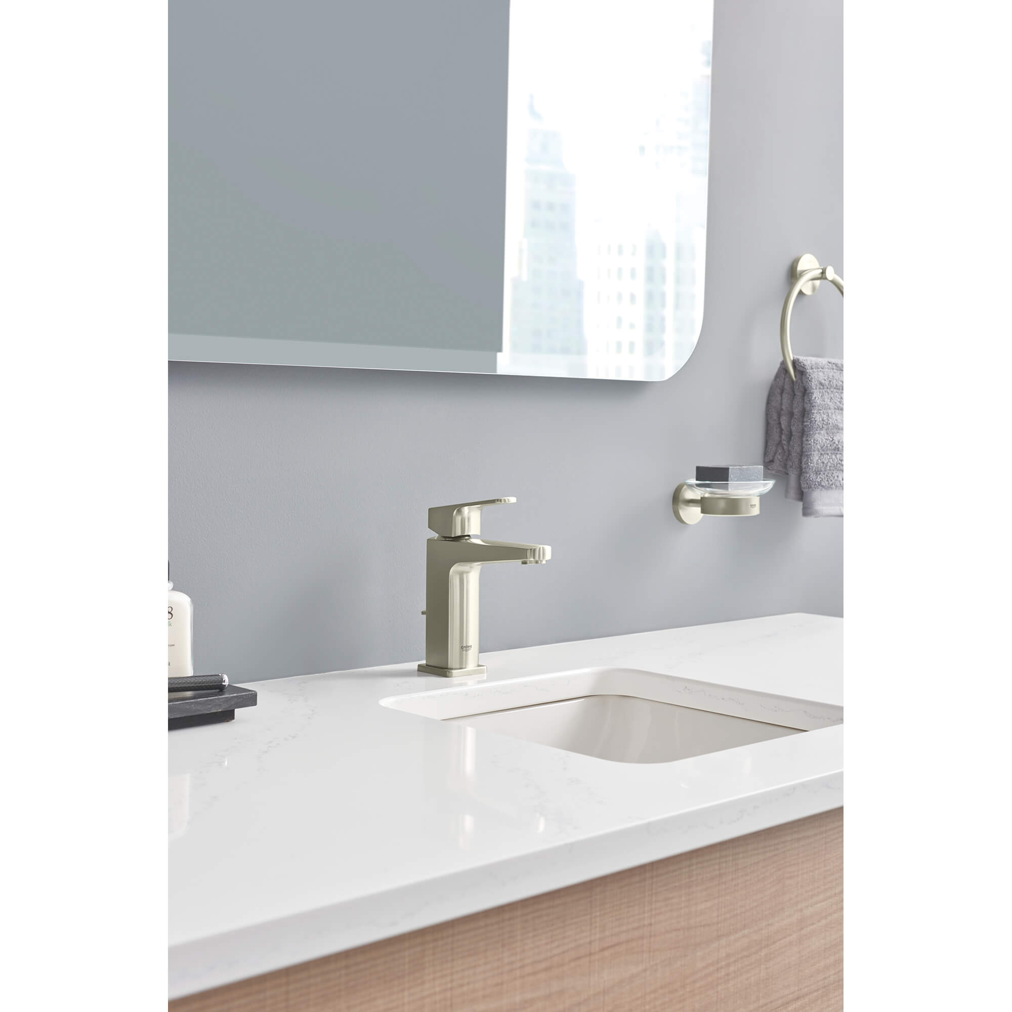 Soap Dish with Holder GROHE BRUSHED NICKEL